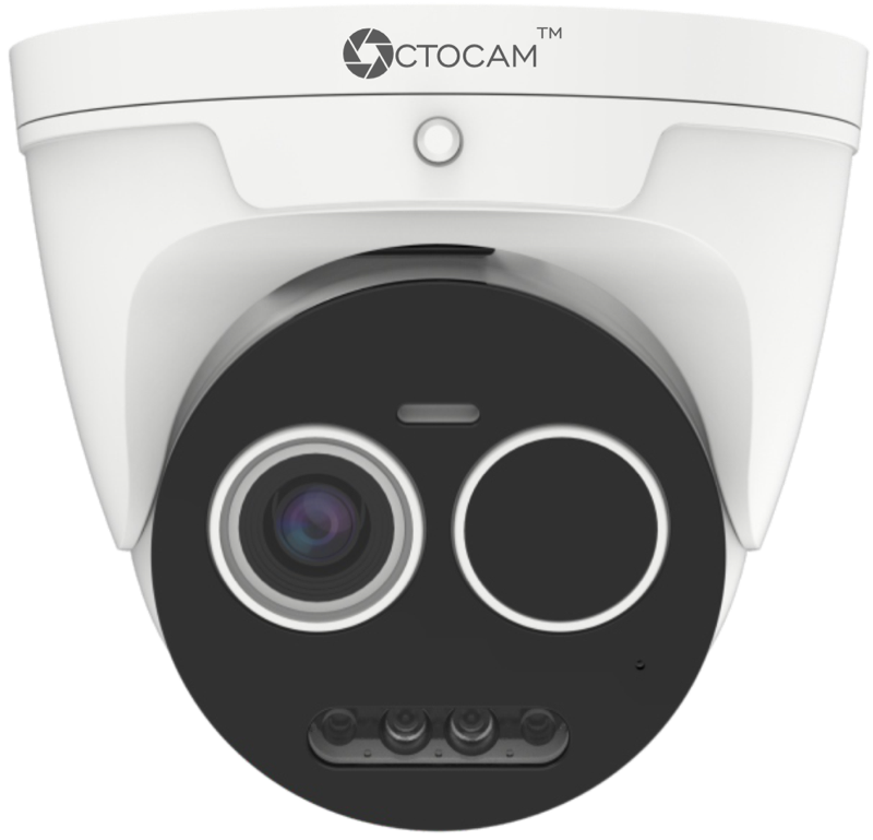 GV-DNC573-P-AI-T — 5MP Dome · Thermal & Optical bi-spectrum video with one IP