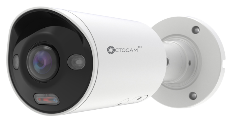 GV-DNC8742-B — 8MP 180° Panoramic Bullet Camera, hotizontal angel ,Active deterence